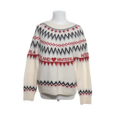 Tröja (Vit, Flerfärgad) från H&M Akryl, Polyamid, Polyester, Elastan, Ull