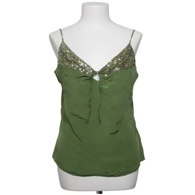 Top (Green) from Massimo Dutti Woman Silk