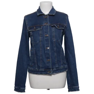 Denimjakke (Blå) fra Bershka_BSKGIRL Bomuld, Elastan