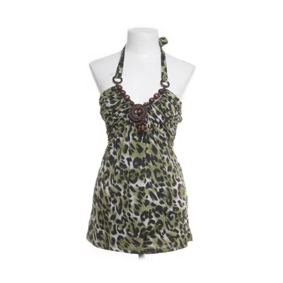 Halterneck top (Sort, Flerfarvet) fra Amisu Elastan, Polyester