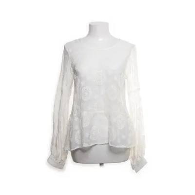Blus (Vit) från Modes Stockholm Bomull, Silke, Viskos