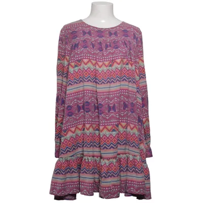 Dress (Purple, Multicolored) from Antik Batik Elastane, Silk