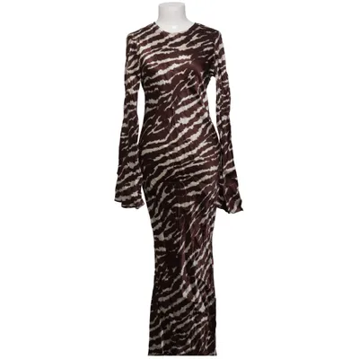 Maxi jurk (Roushiana O-Neck Printed Ankle Dress) van Rouge Edit Viscose