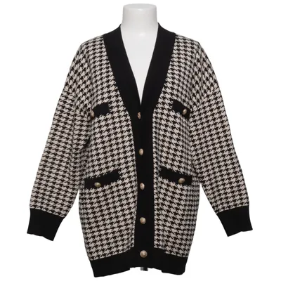 Cardigan (Black, White) from Sandro Polyester, Viscose