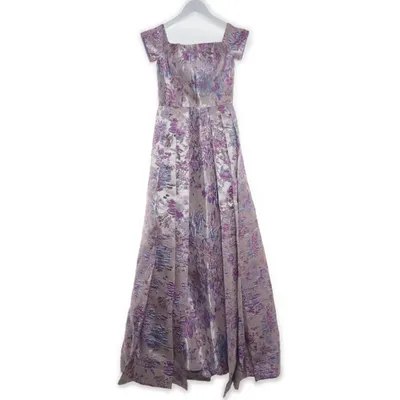 Robe de soirée (Violet, Multicolore) de Matron'S Élasthane, Polyester