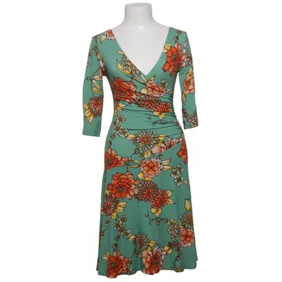 Robe portefeuille (Vert, Multicolore) de Klaes & Myra's Élasthane, Viscose