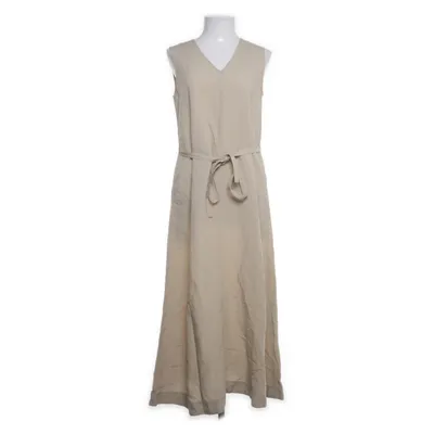 Jurk (Beige) van Uniqlo Linnen, Viscose