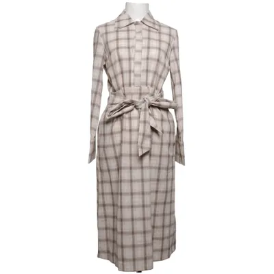 Shirt dress (Beige) from Norr Cotton, Polyester