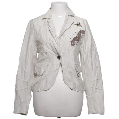 Blazer (Beige) from Lisa Campione Cotton, Linen