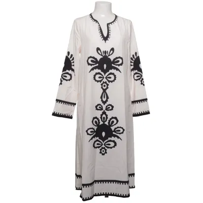 Kaftan (Wit, Zwart) Elastaan, Polyester