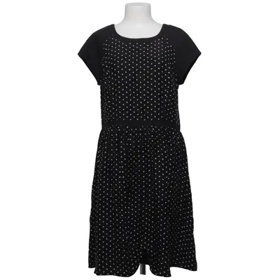 Klänning (Svart, Vit) från Laura Clement La Redoute Bomull, Elastan, Polyester, Silke