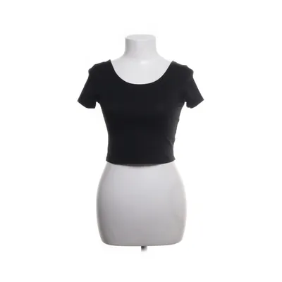 Crop top (Zwart) van SHK Mode Katoen
