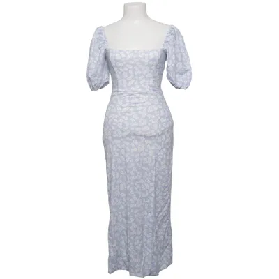 Maxi dress (Blue, White) from Gina Tricot Polyamide, Polyester, Viscose