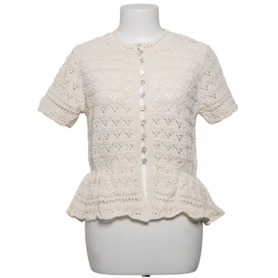 Cardigan (Beige) from Zara Cotton, Polyester