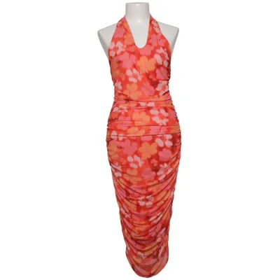 Halterneckklänning (Röd, Flerfärgad) från Desigual Elastan, Polyester, Viskos