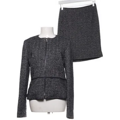 Jakkesæt med nederdel (Grå) fra Hugo Boss Acetat, Bomuld, Elastan, Linned, Polyester, Viscose