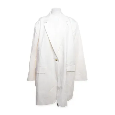 Kavaj (Vit) från H&M Linne, Viskos, Bomull