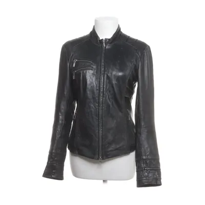 Leather jacket (Black) from CKN of Scandinavia Polyester, Leather