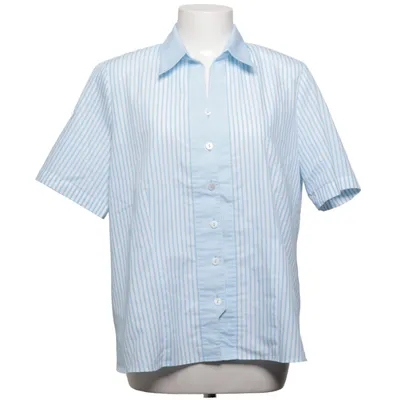 Korte mouwen shirt (Blauw, Wit) van Erfo Katoen, Polyester