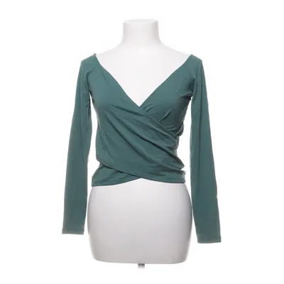 Wikkeltop (Groen) van Pamela x NA-KD Katoen, Elastaan, Lyocell