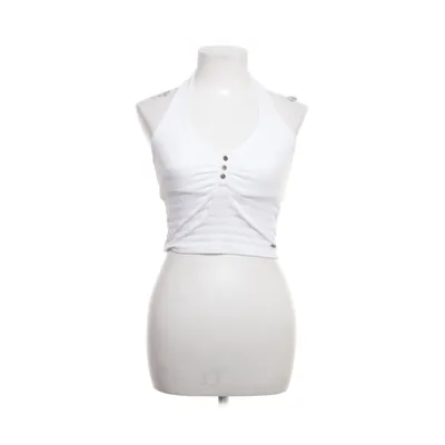 Haltertop (Wit) van Hollister California Katoen, Elastaan