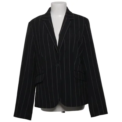 Blazer (Black, White) from Zero Base Elastane, Polyester, Viscose