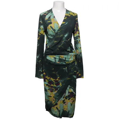Dress (Green, Multicolored) from Yest Elastane, Viscose