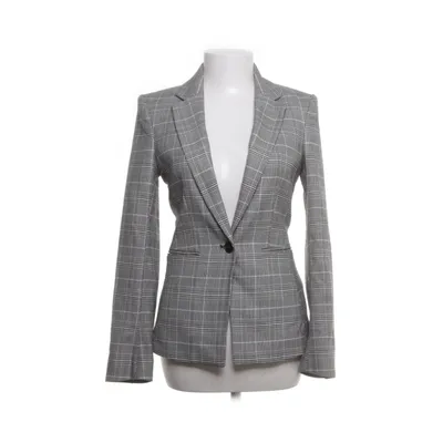 Kavaj (Grå, Flerfärgad) från H&M Modern Classic Polyester, Viskos, Elastan