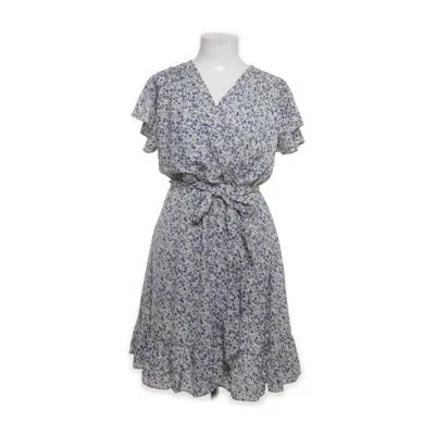 Dress (White, Multicolored, Blue) from In April 1986 Cotton, Elastane