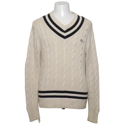 Strickpullover (Beige, Blau) von Fred Perry Baumwolle