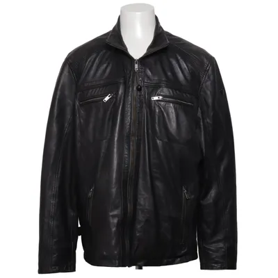 Veste en cuir (Noir) de Molltan Cuir