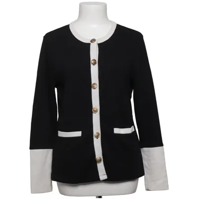 Cardigan (Noir, Blanc) de Happy Holly Coton, Polyester