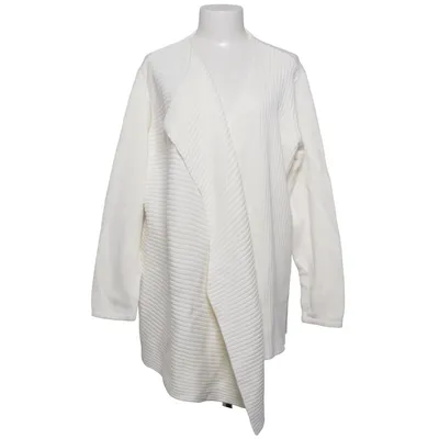 Cardigan (Blanc) de B'Chic Acrylique, Coton