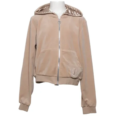 Hoodie (Beige) from Lindex Kids Elastane, Polyester