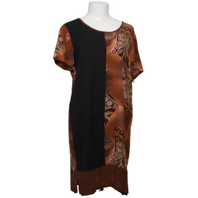 Dress (Brown, Black, Multicolored) from Amber Polyester, Viscose