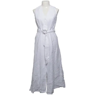 Robe longue (Blanc) de Mango Coton, Lin