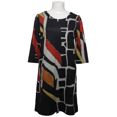 Kjole (Sort, Flerfarvet) fra Lulu-H Elastan, Polyester, Viscose