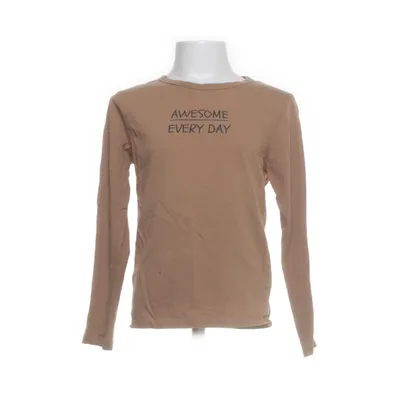 Lange mouwen shirt (Beige, Zwart) van H&M Kids Katoen