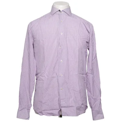 Shirt (Purple, White) from John Henric Cotton
