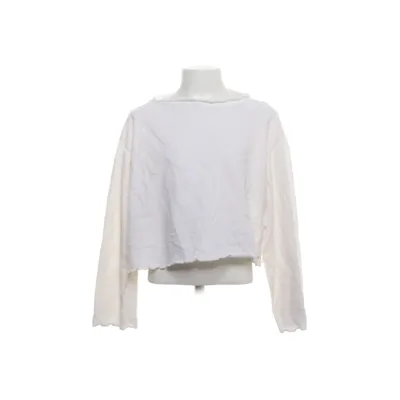 Crop top (Wit) van Zara Katoen, Elastaan