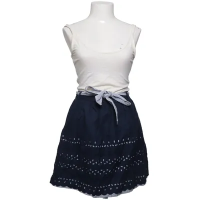 Rock (Blau, Weiß, Mehrfarbig) von Abercrombie & Fitch Baumwolle, Elasthan