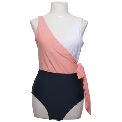 Badpak (Blauw, Wit, Roze) van Cupshe Elastaan, Polyamide, Polyester