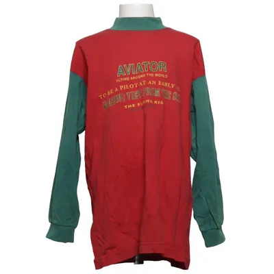Långärmad t-shirt (Röd, Grön) från Libo Bomull
