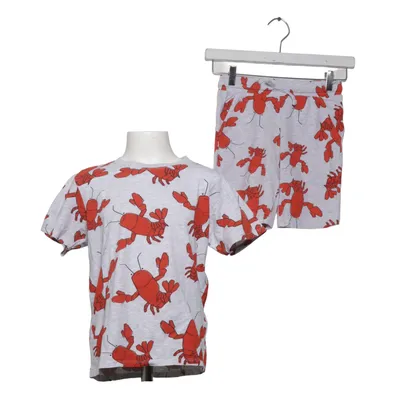 Pyjamasz (Grå, Rød) fra Kids Bomuld, Polyester
