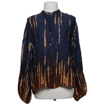 Blus (Blå, Brun, Flerfärgad) från Copenhagen Luxe Silke, Viskos