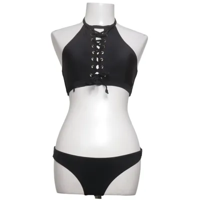 Bikini (Noir) de Wolf & Whistle Élasthane, Polyamide, Polyester