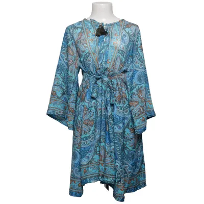 Caftan (Bleu, Multicolore) de Boho Soie, Viscose