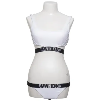 Bikini (White, Black) from Calvin Klein Swimwear Elastane, Polyamide