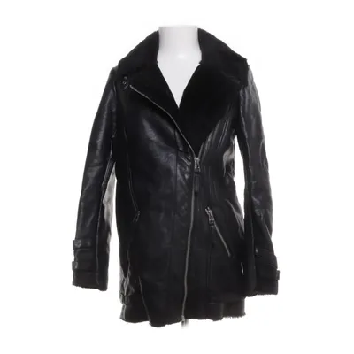 Bikerjack (Zwart) van Oasis Viscose, Imitatiebont, Polyester, Polyurethaan