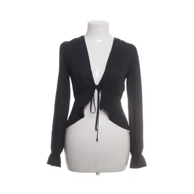 Wikkelblouse (Zwart) van Bik Bok Polyester